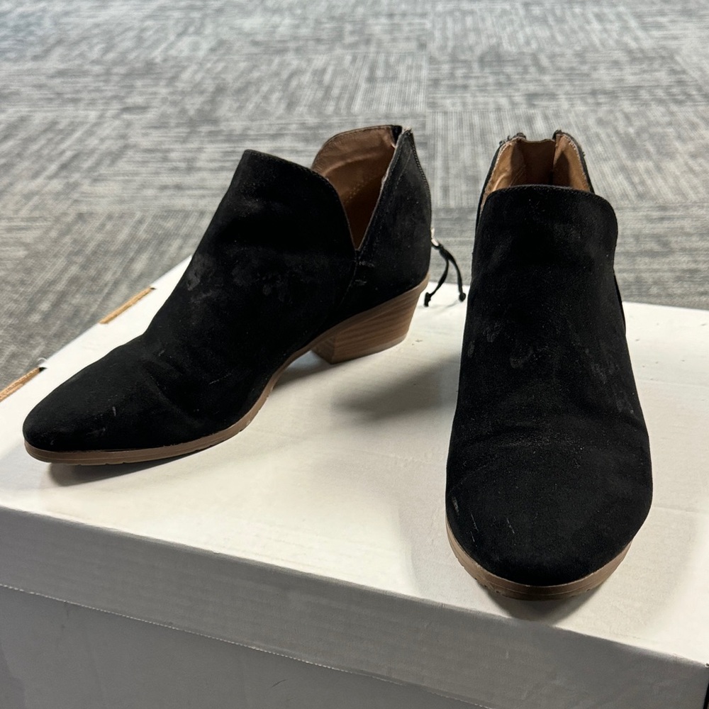 Black Suede Ankle Boots